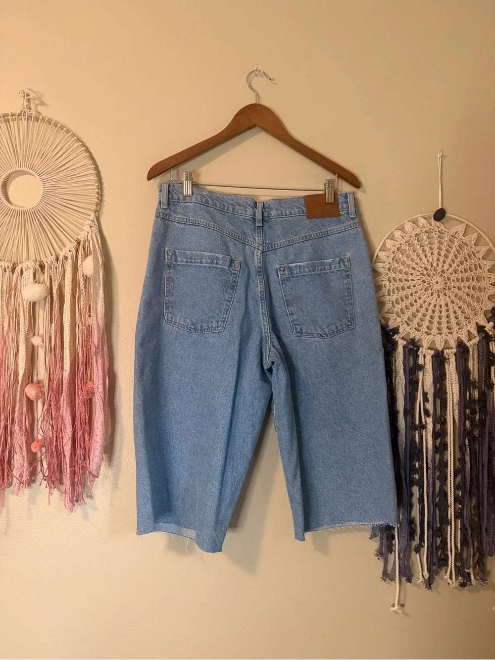 Free People Montana Denim Shorts Blue Size 29